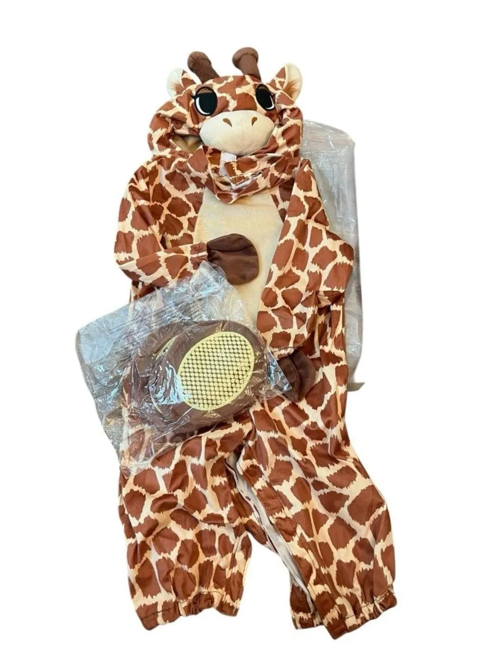 Boy or Girl Baby Toddler 12 - 18 Months Faux Fur Giraffe Complete Costume New